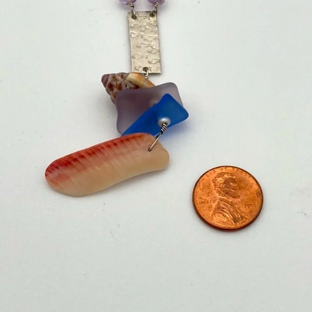 925 Artisan Made Beach Feel Necklace.